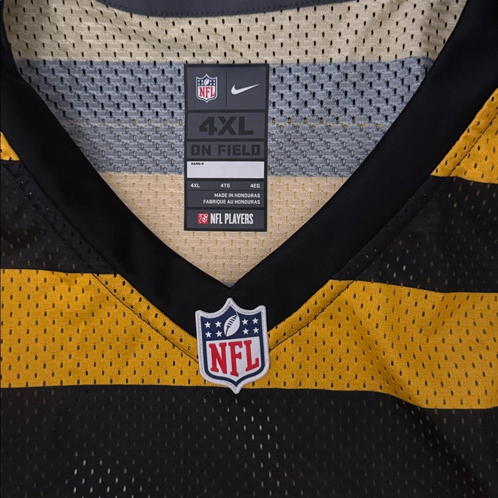 Pittsburgh Steelers Blank Alternate Nike Football Jersey Bumblebee